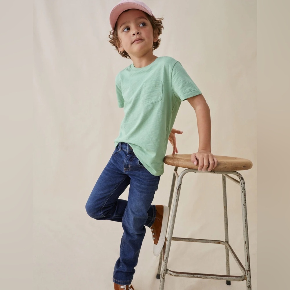 Mini Boden Boy’s Medium Vintage Denim Slim Leg Jeans - Size 11